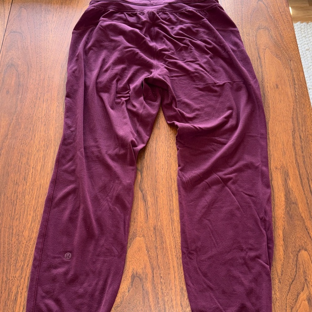 Lululemon Ready to Rulu Burgundy Jogger Pants - Picture 5 of 6